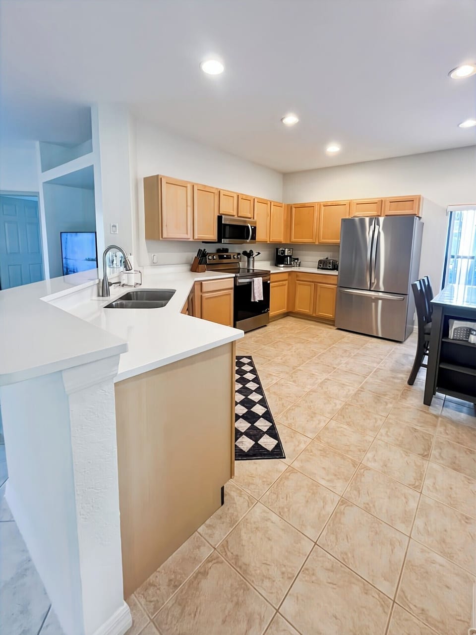Kitchen with All New Appliances