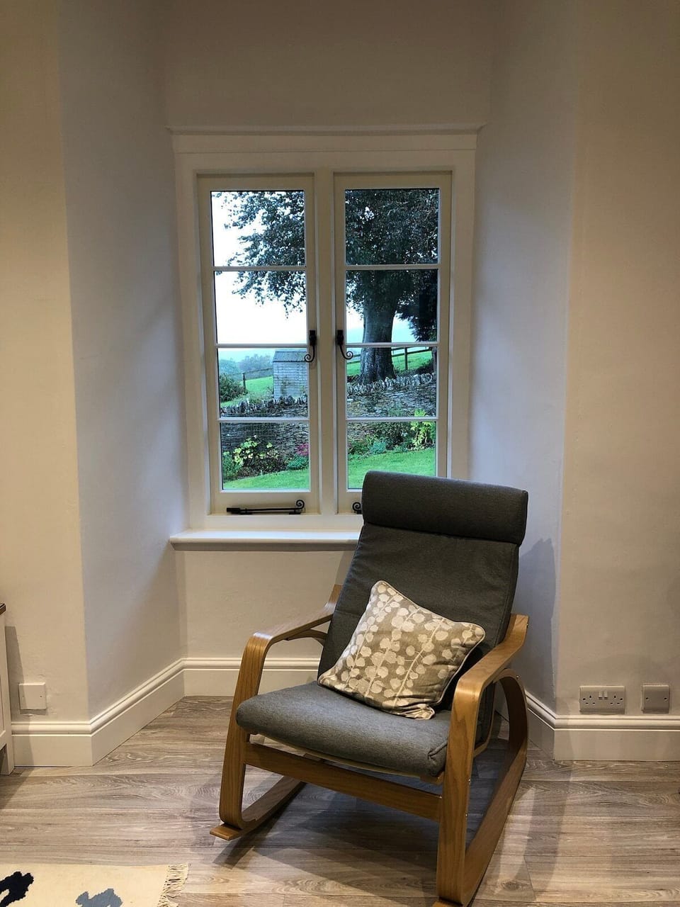 Garden view (you can see across to Wales on a clear day!)