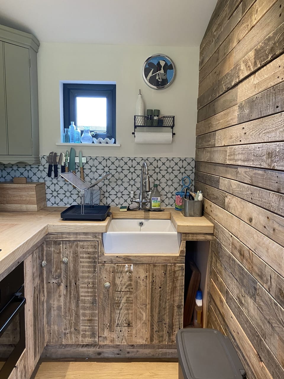 Everything, including the kitchen sink. 