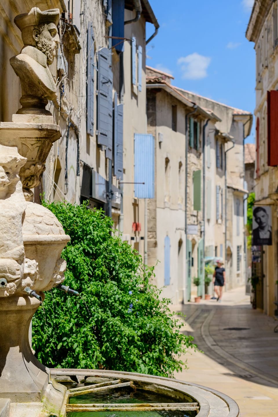 Nostradamus fountain - La Petite Provence de Camille