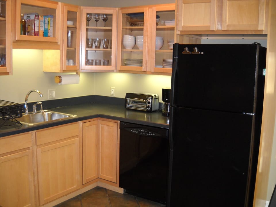 A fully stocked kitchen