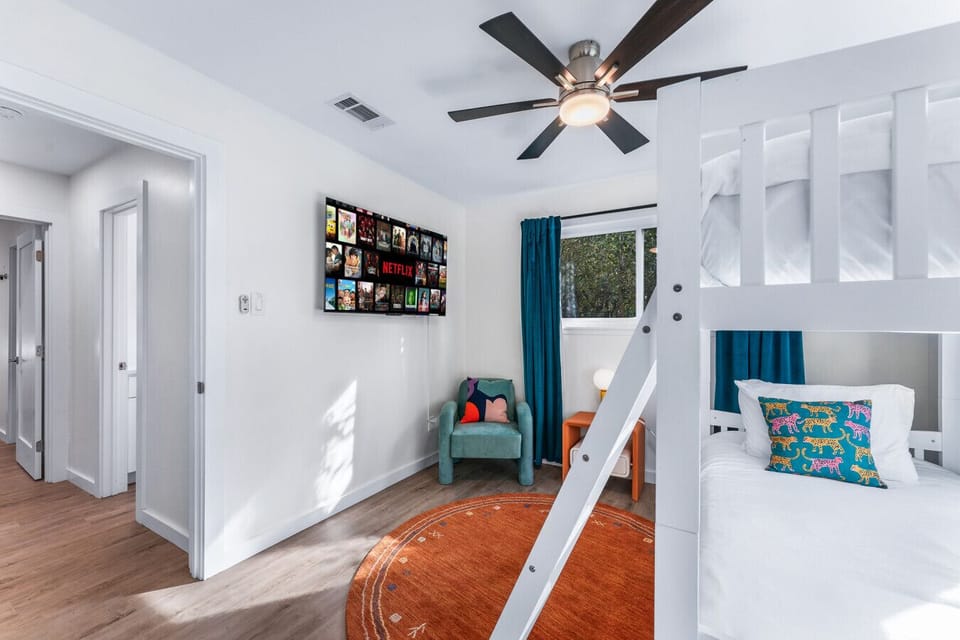 Welcome to the bunk room with smart TV