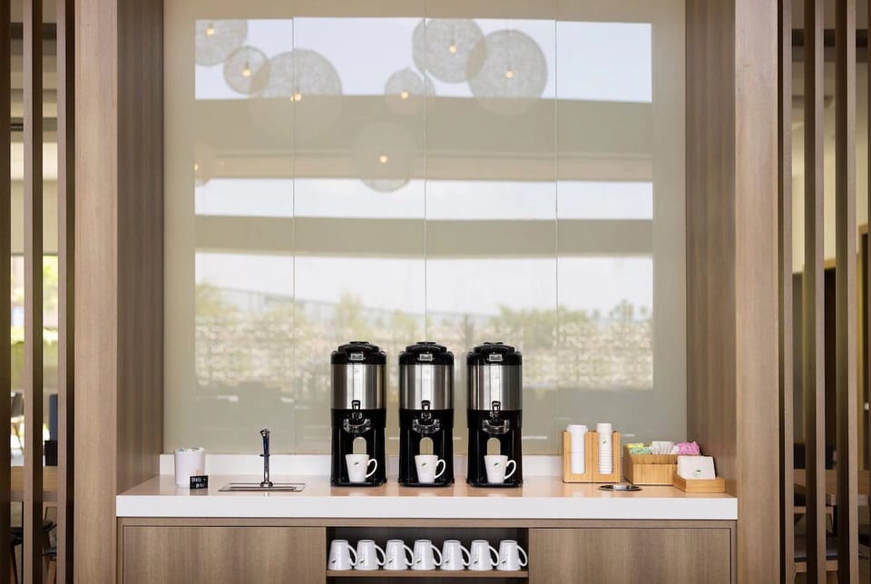 Refuel anytime with convenient coffee and tea service.