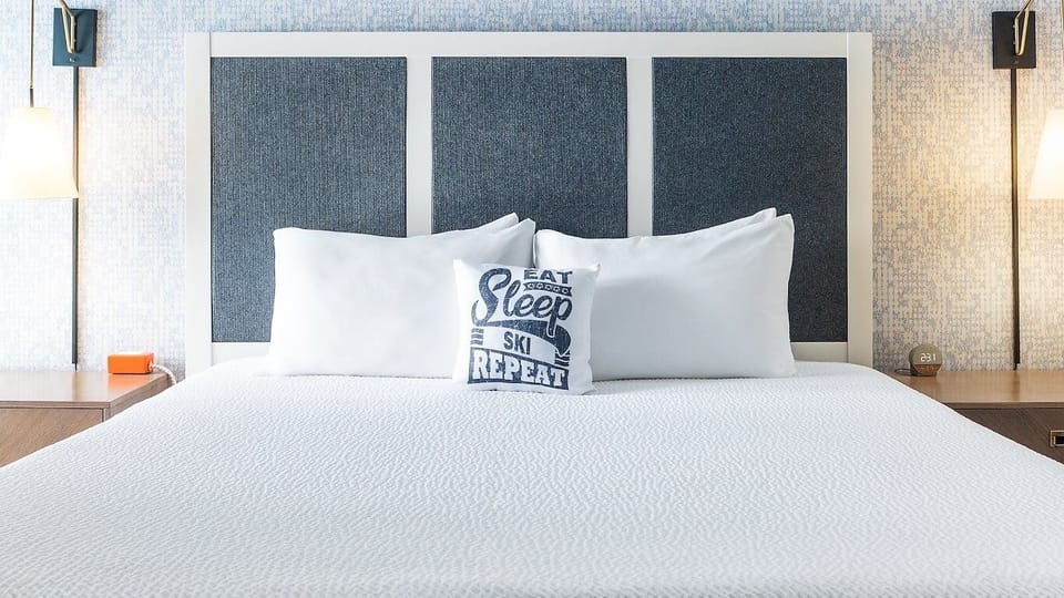 Sink into cloud-soft bedding and drift off effortlessly.
