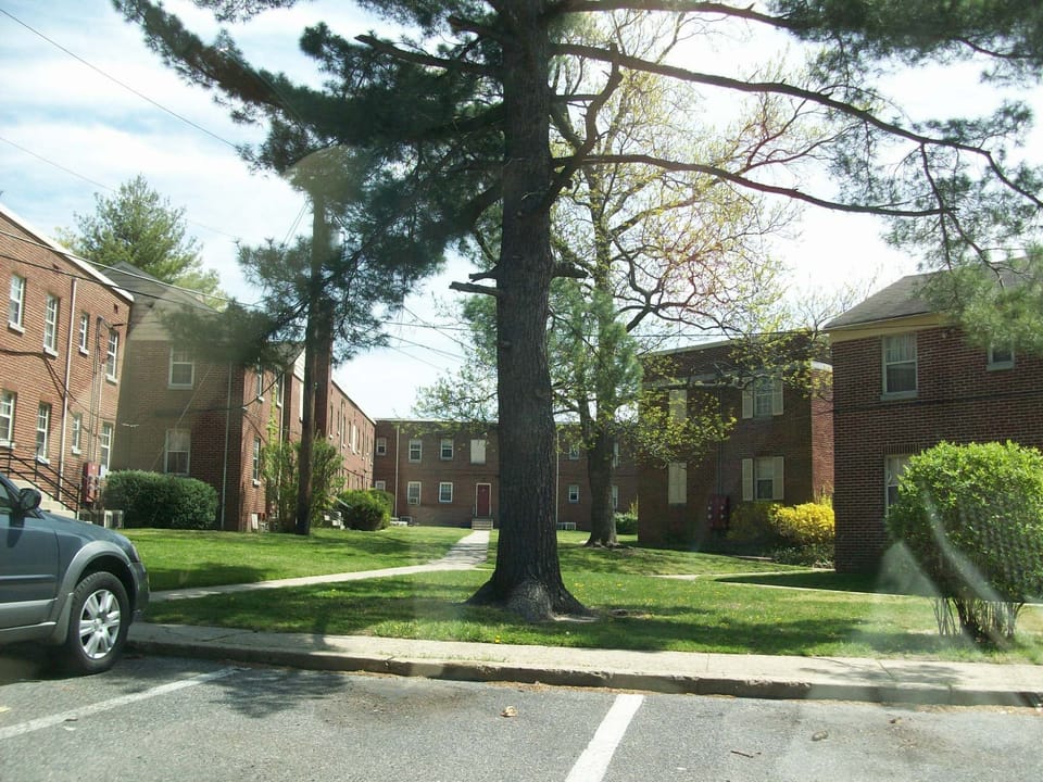 View of complex and parking areas 
