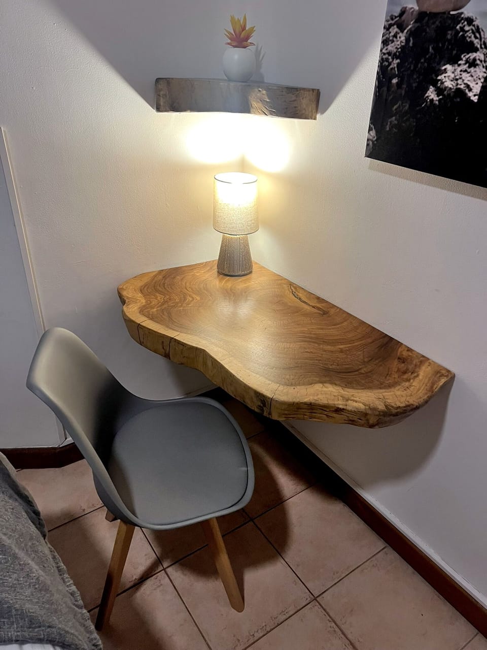 Guanacaste wood work desk in bedroom 1