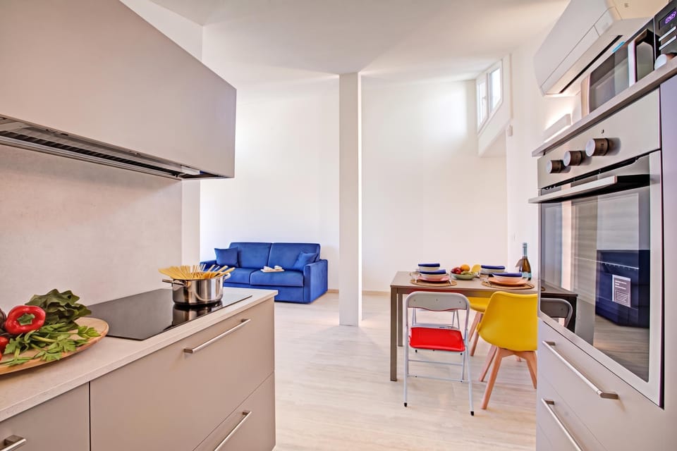 Kitchen and dining area