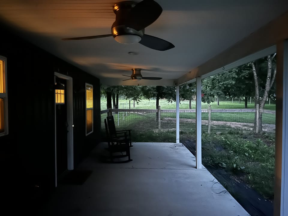 Sit on the front porch and take in the view!
