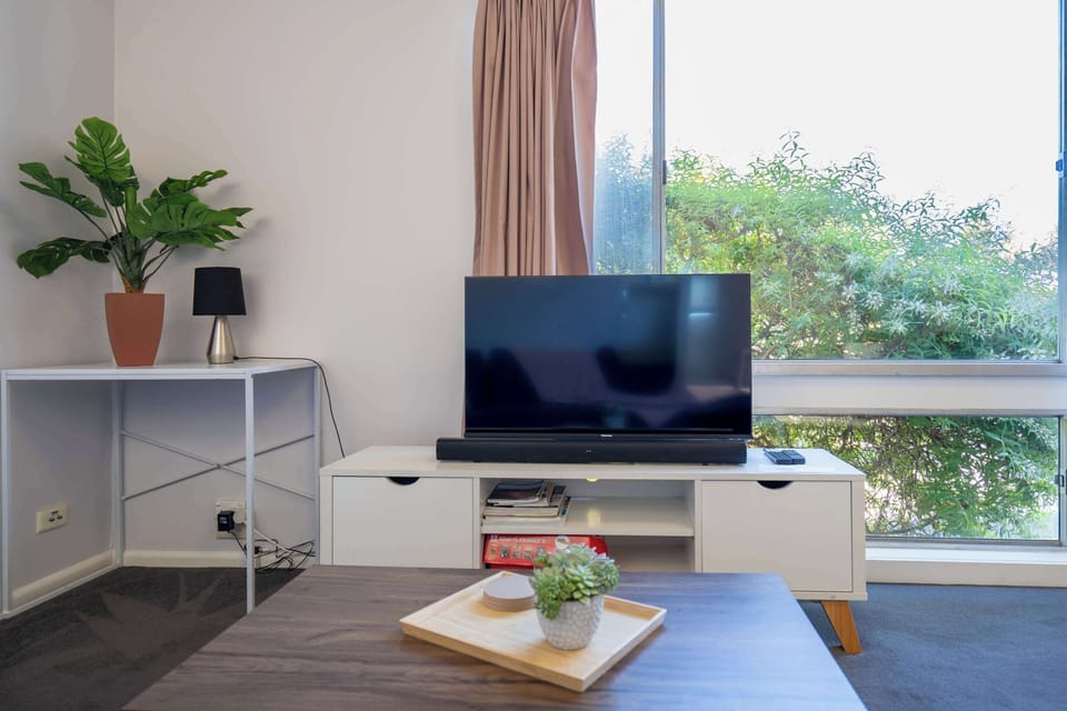 Entertainment Zone with Smart TV in the Living Room