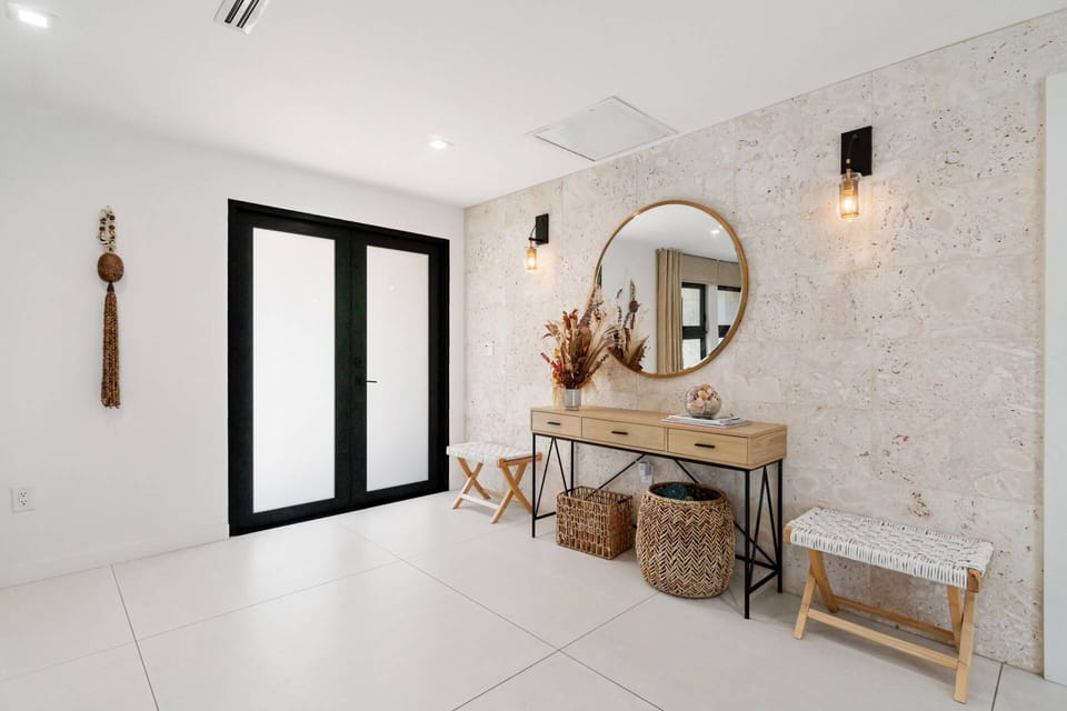 Right inside the door, you'll feel the serenity wash over you in this calming space.