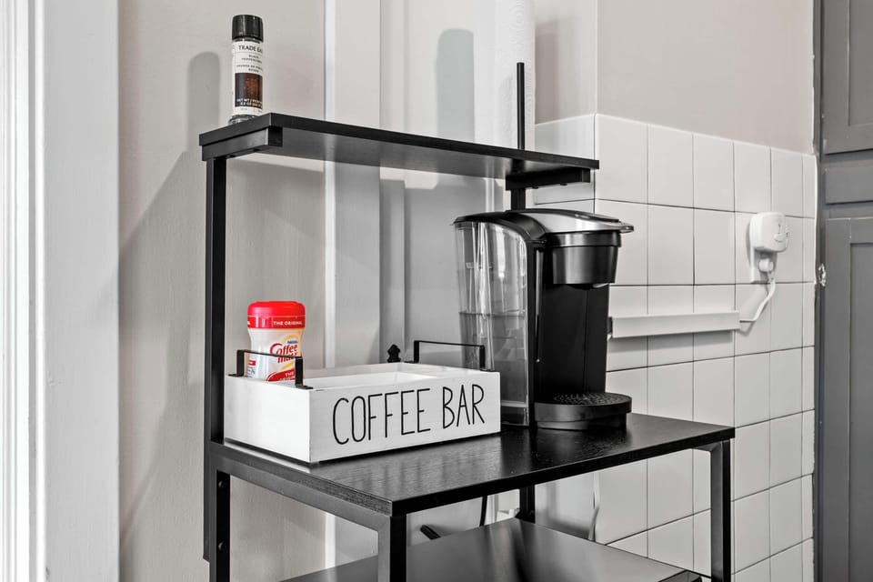Kitchenette: Compact & Functional – A well-equipped kitchenette for your convenience. PS. bottled waters ad foods are not included.