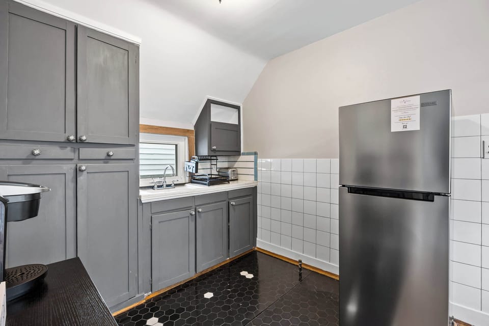 Kitchenette: Compact & Functional – A well-equipped kitchenette for your convenience. PS. bottled waters ad foods are not included.