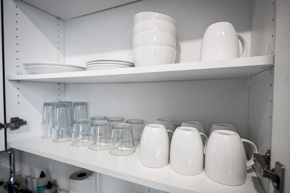 Your home kitchen away from home, fully equipped.

