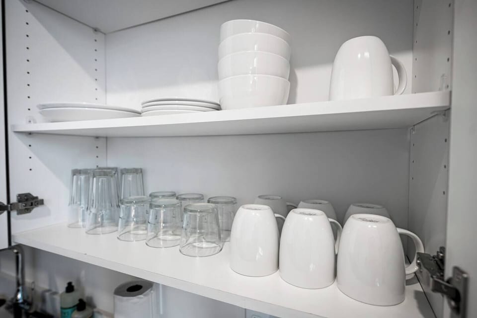 Your home kitchen away from home, fully equipped.

