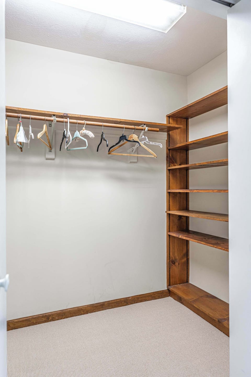 Tons of Storage in our Primary Bedroom Closet
