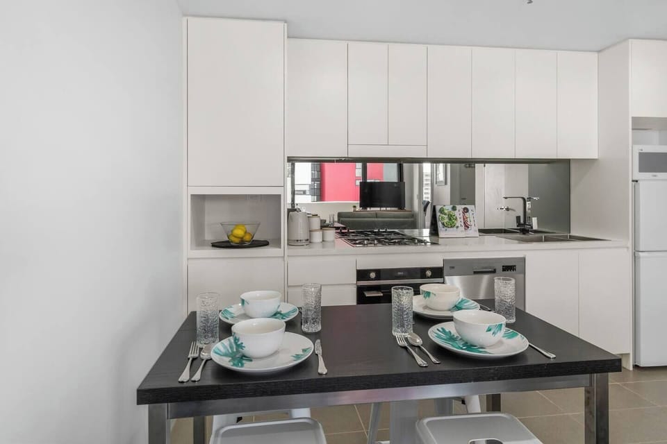 Gather around the four-seater table for a relaxed meal, a fresh morning brew, or a tasty takeaway night shared with friends.