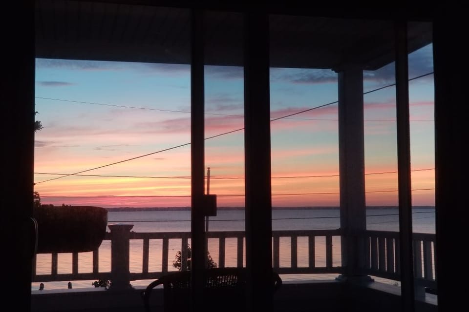 Watch the sun rise or set from the Master Bedroom