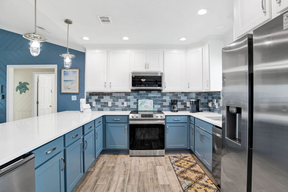 A beautifully remodeled beachfront cottage
