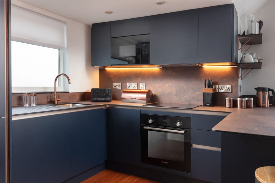 Stylish, modern and fully equipped kitchen