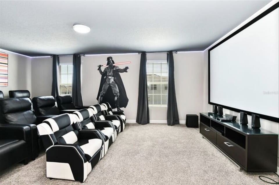 Enjoy the movie nights in our Private Home Theater