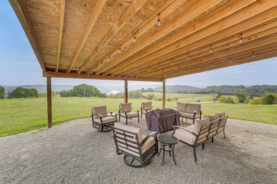 Private Backyard Area | Gorgeous Lake Views | 2 Patios