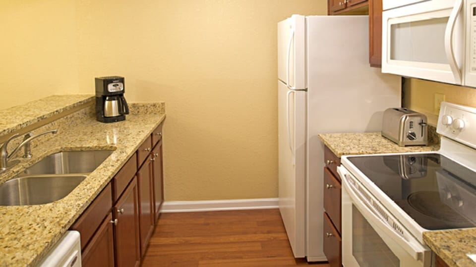 Two full kitchens