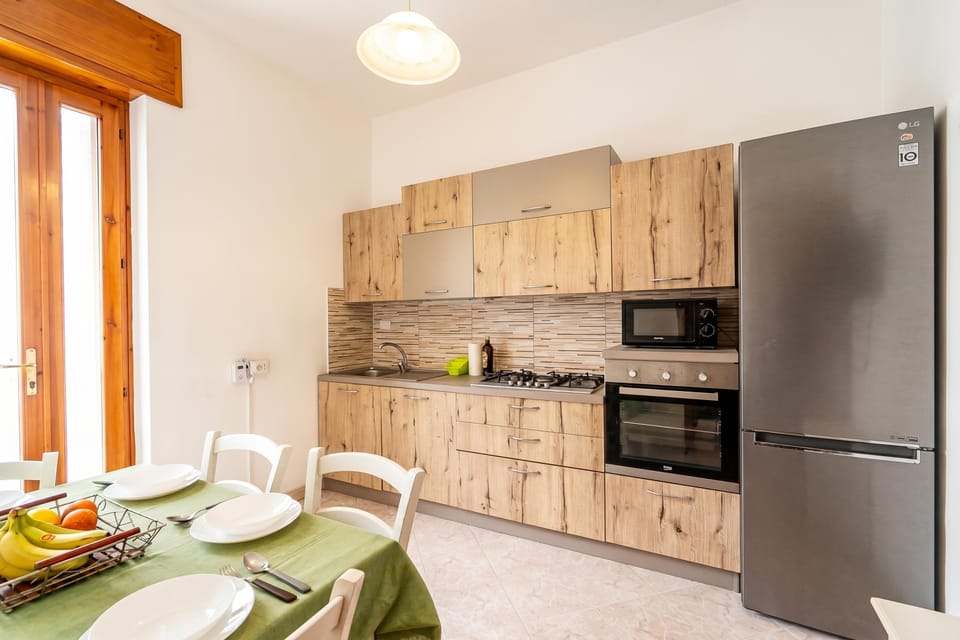 Kitchen and dining area