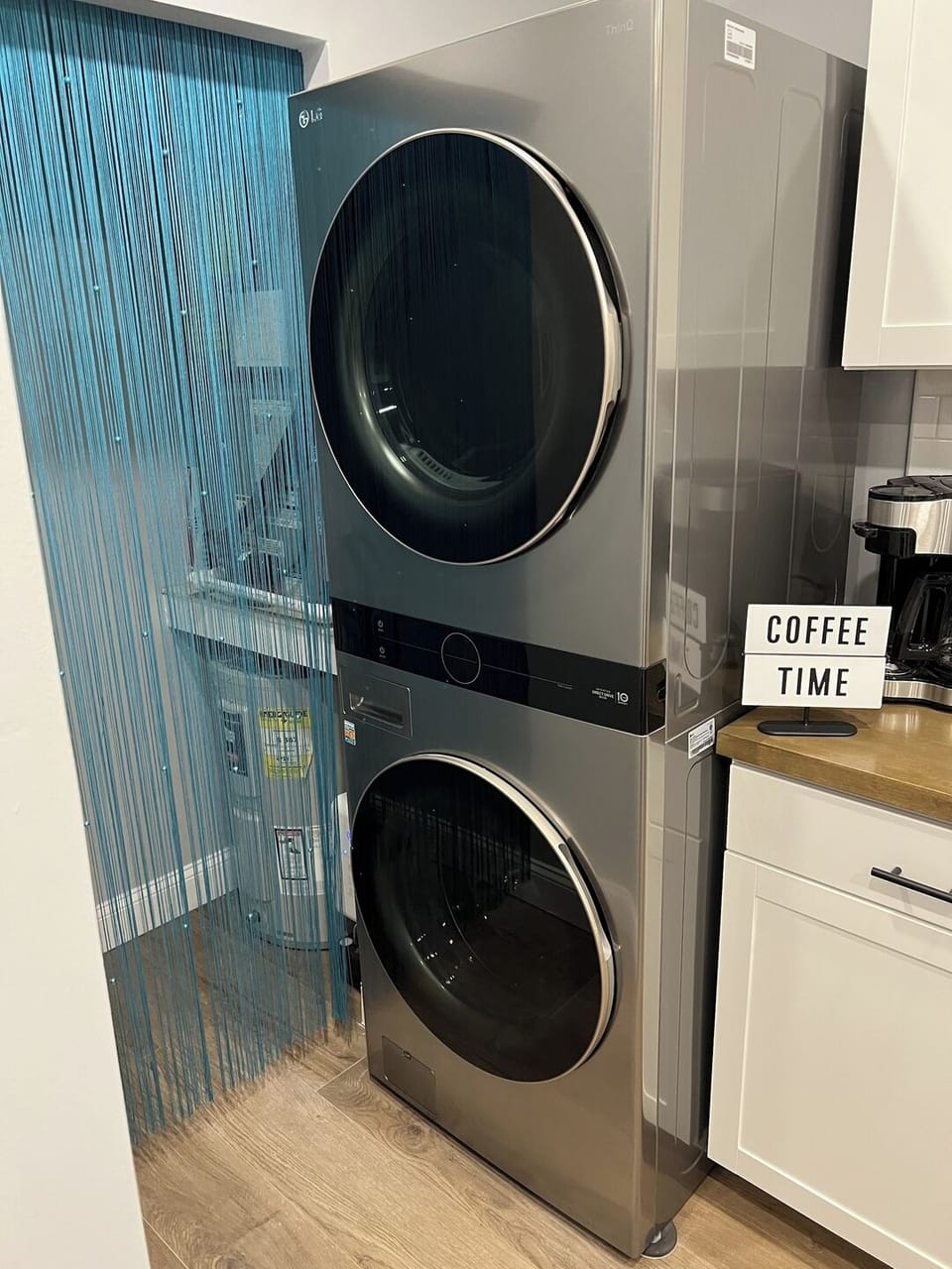 Seriously, having a washer and a dryer in-unit will make your packing a lot easier.

No need to leave drippy swim trunks hanging in the bathroom to dry, either! 