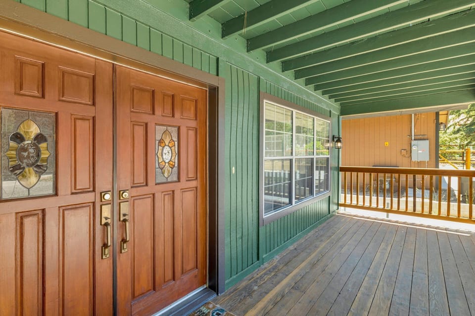 Front door off of deck
