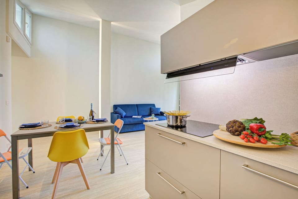 Kitchen and dining area