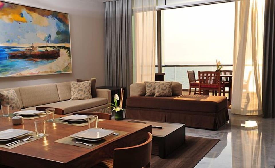 Living room with sofa sleeper