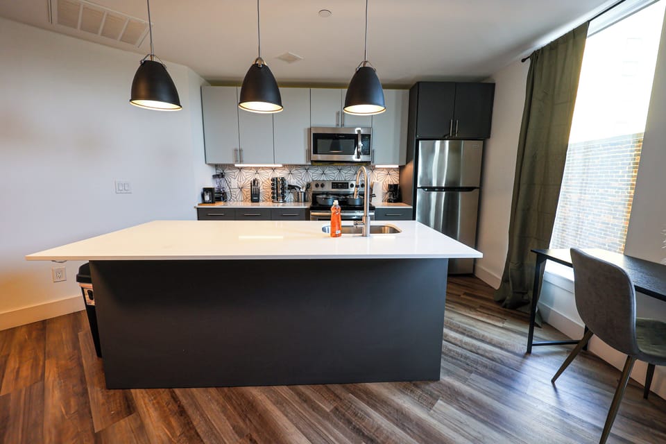 A clean, well-organized kitchen for your cooking needs.


