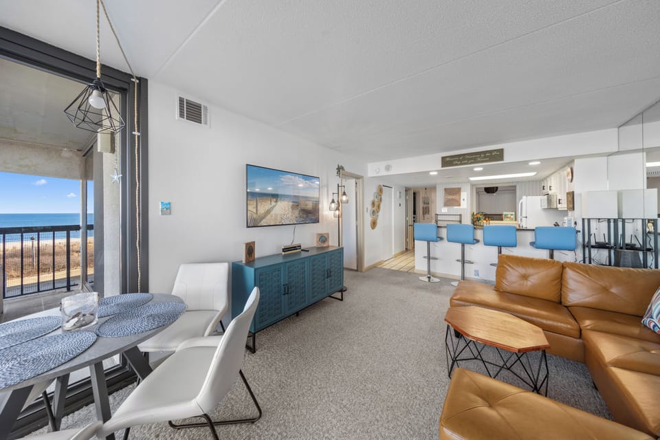 Relax for a Family movie night on the Flat Screen TV!