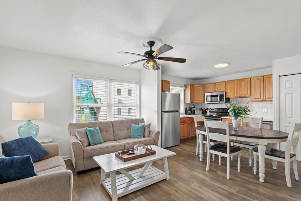 The open Living Area of this beautiful home is just perfect for stretching out and spending time with the family without ever feeling crowded.