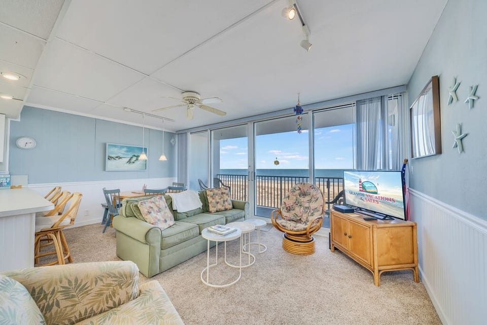 Enter into the warm open Living Space that provides plenty of comfy seating!
