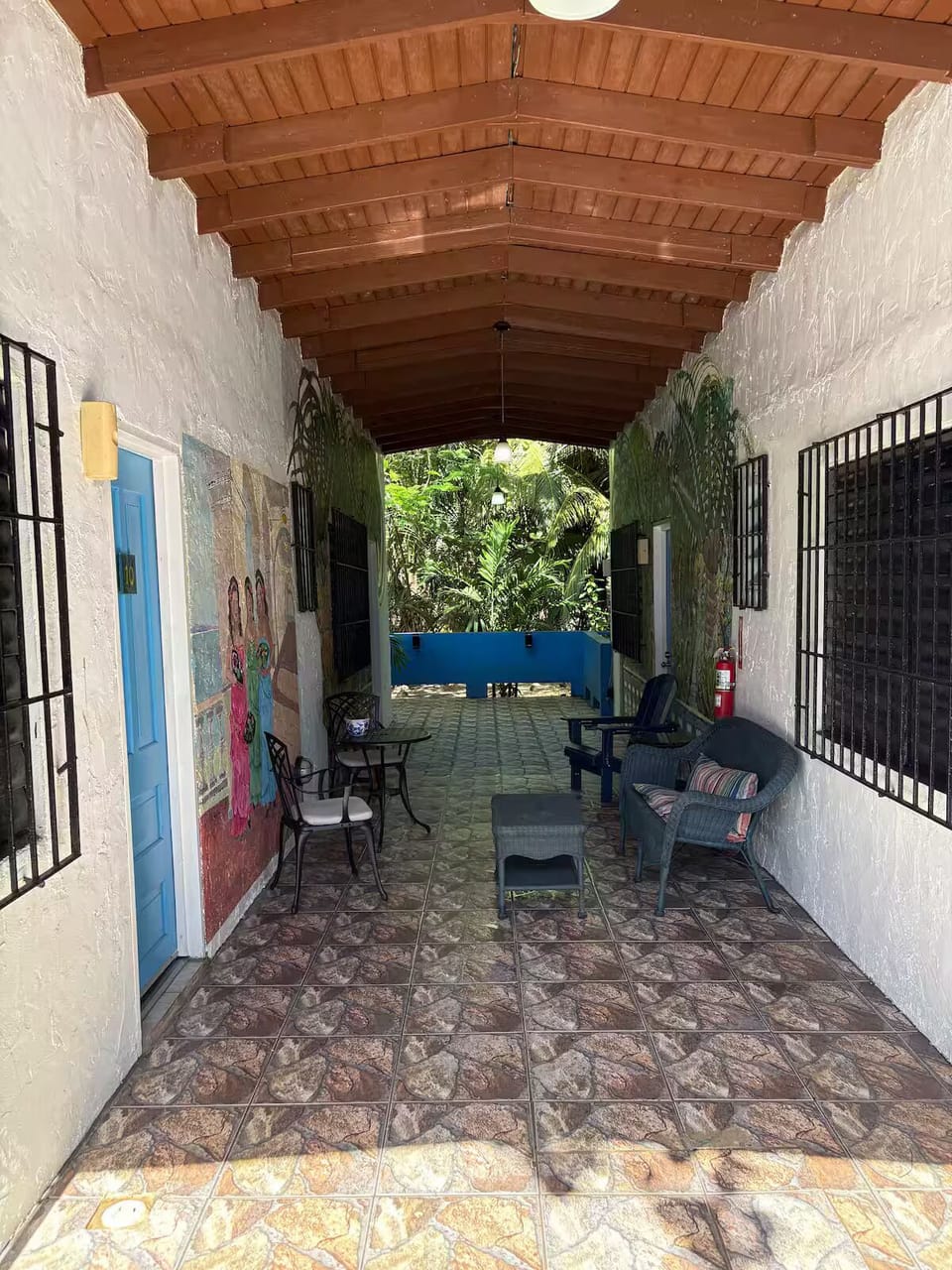 Courtyard facing Room 11