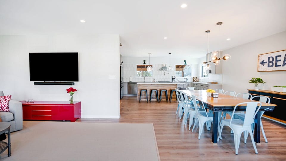 Living, Dining and Kitchen