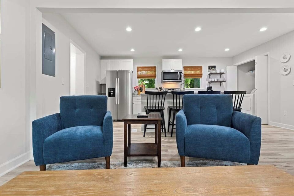 View of living room space