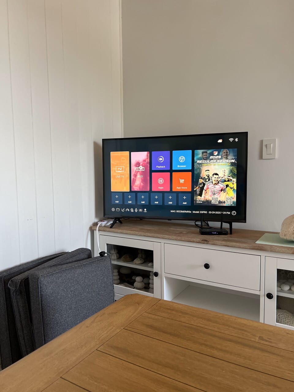 Super Box with Unlimited  Movies, Shows and Sporting Events.