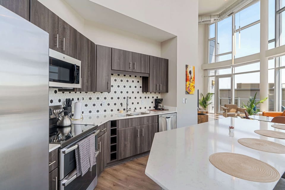 Fully equipped kitchen