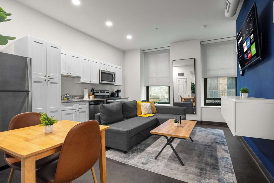 Living and dining area