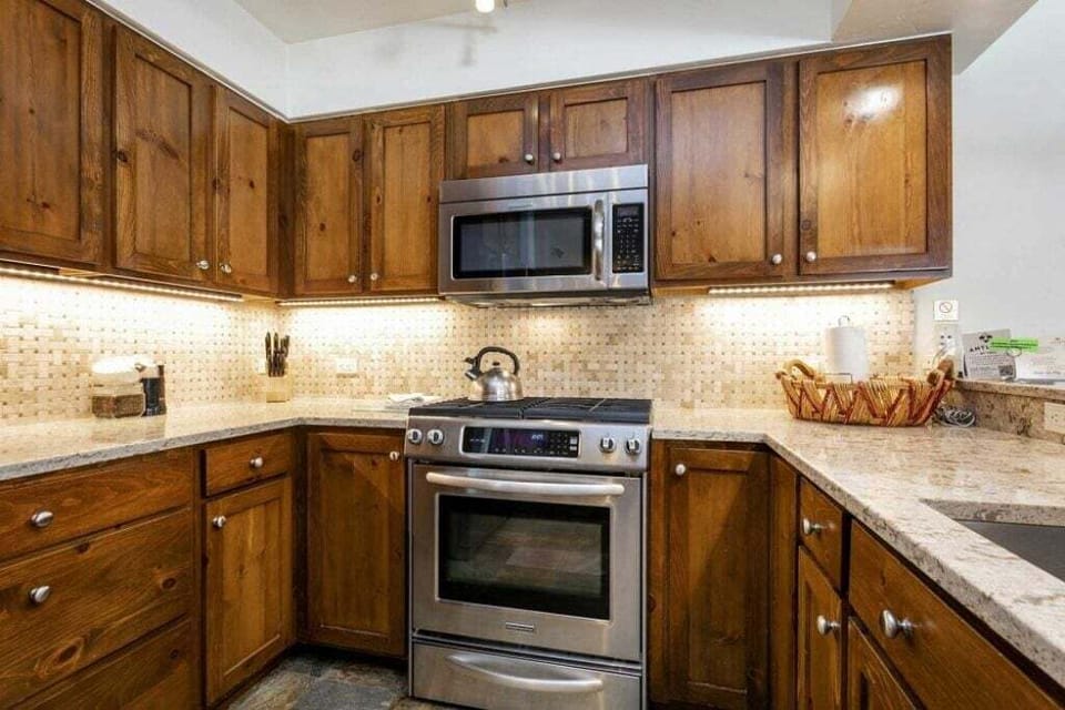 Kitchen with all the necessary utensils and cookware