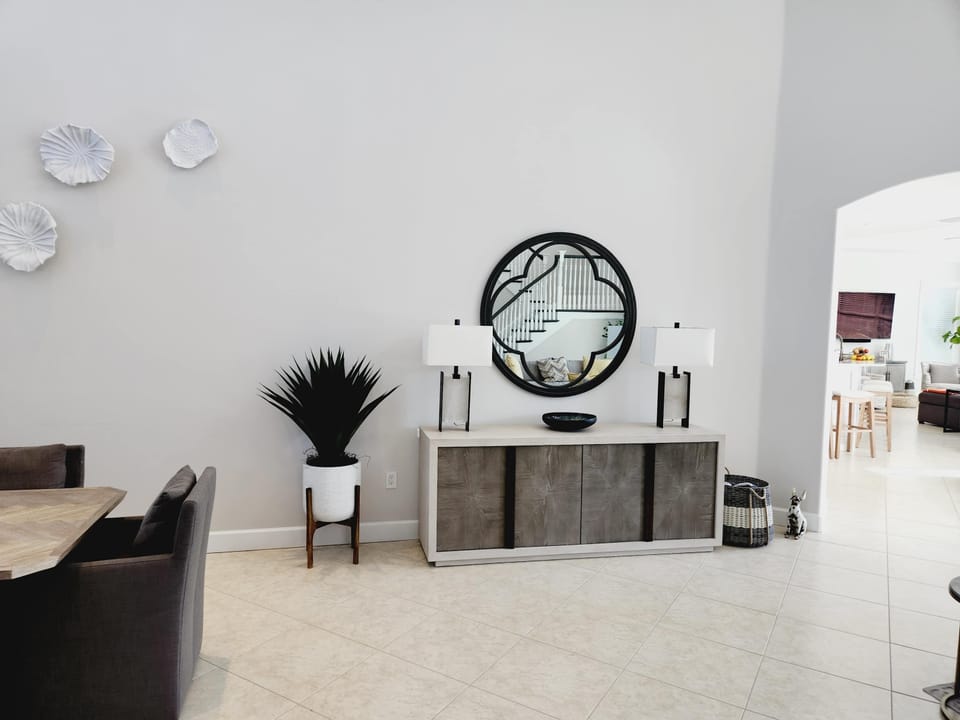 Formal dining area