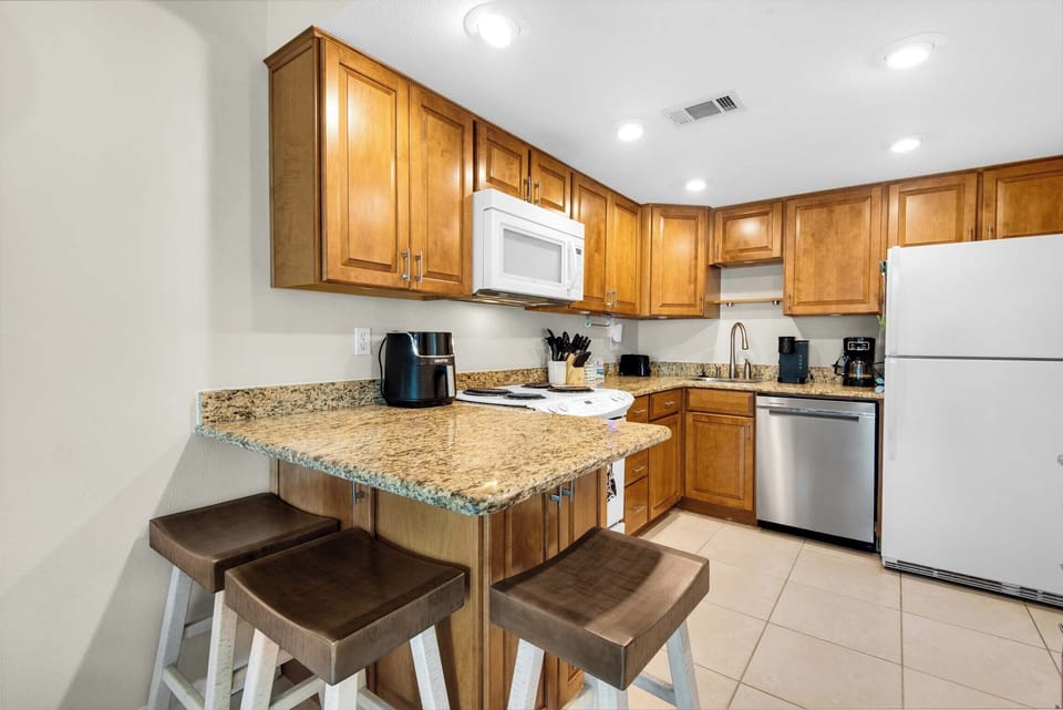 Kitchen with additional seating