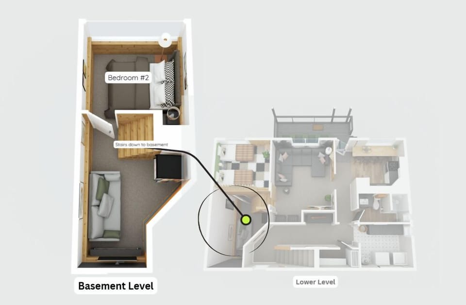 Basement 3D Floor Plan