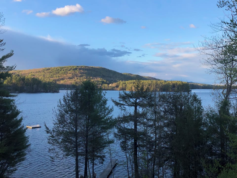 Summer view from the deck