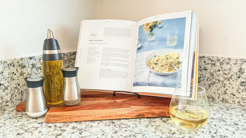 Olive oil, salt and pepper provided. 