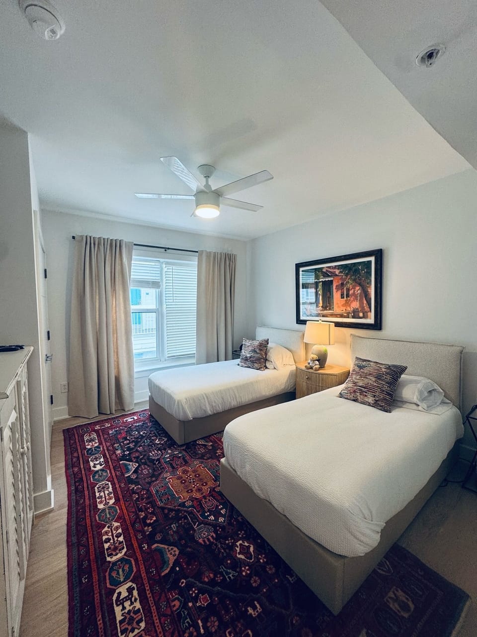 Bedroom with two twin beds