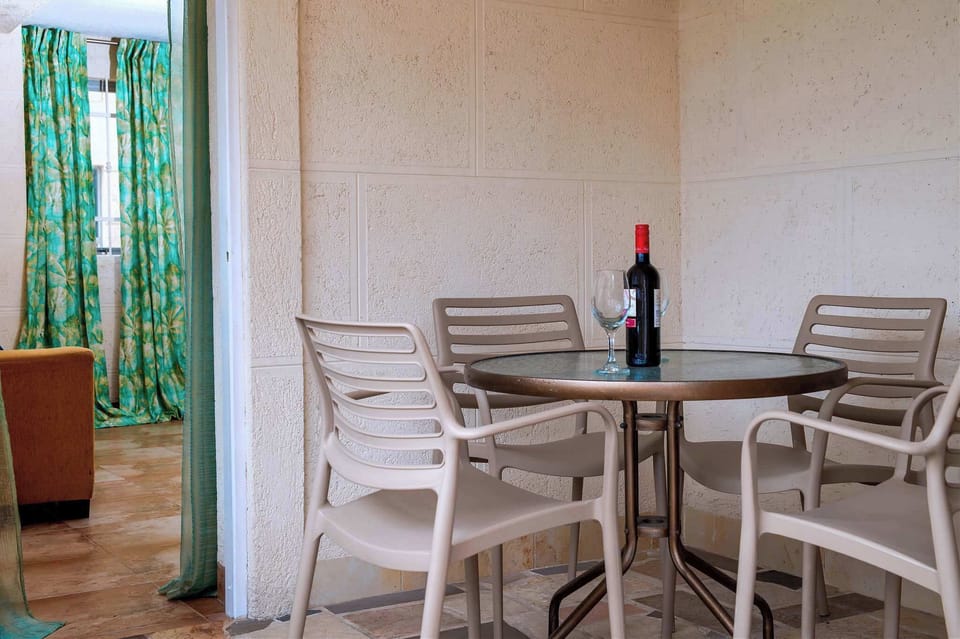 Enjoy your morning coffee on your private patio.