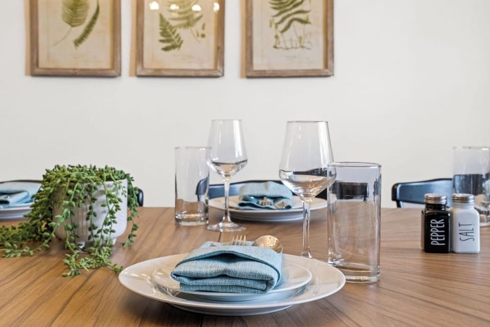 Plenty of dinnerware